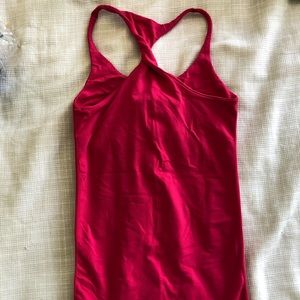 Bebe tank top pink size small